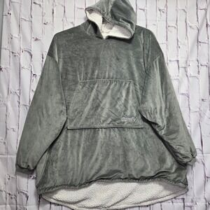 The Comfy Original Wearable Blanket Hoodie Oversized Sherpa Lined Adult One Size
